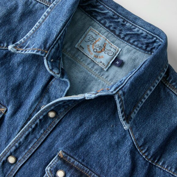 Freenote Cloth Modern Western Denim Shirt - Picture 2 of 6